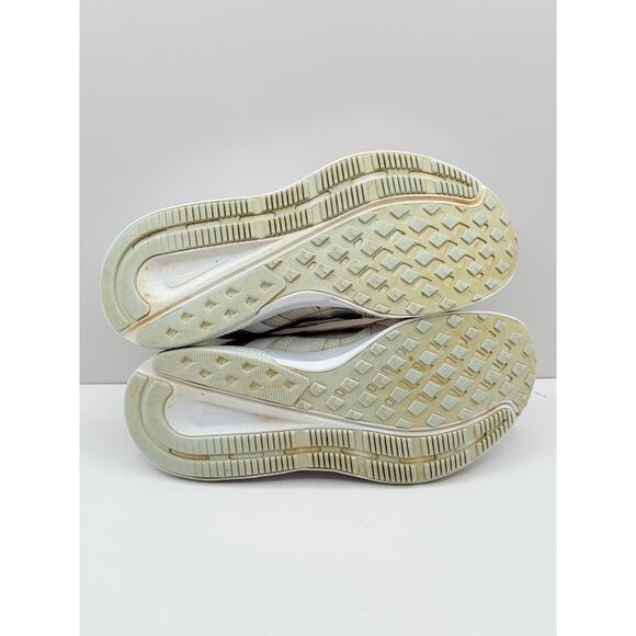 Size 10 Nike Run Swift 2 Womens White Metallic Athletic Running Shoes CU3528-105 - Picture 7 of 8